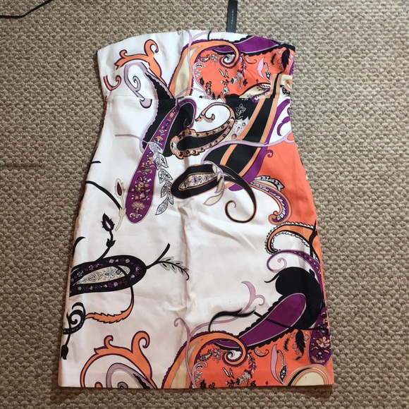 TaHeri Bold Fan Print Mini Dress main image 0